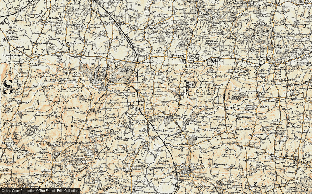 Old Map of Littleworth, 1898 in 1898