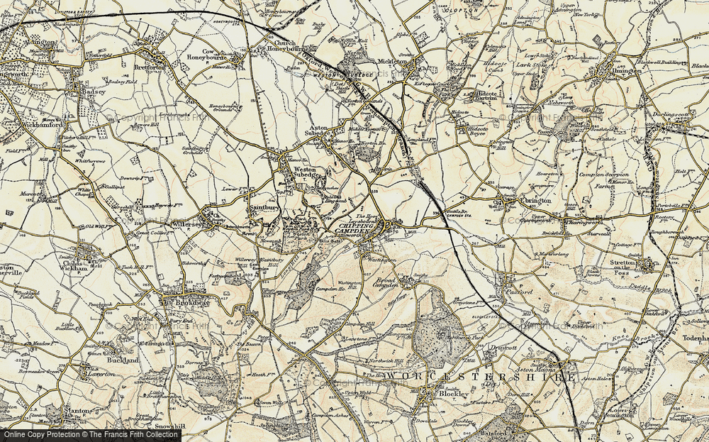 Old Map of Littleworth, 1899-1901 in 1899-1901