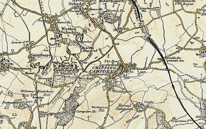 Old map of Littleworth in 1899-1901