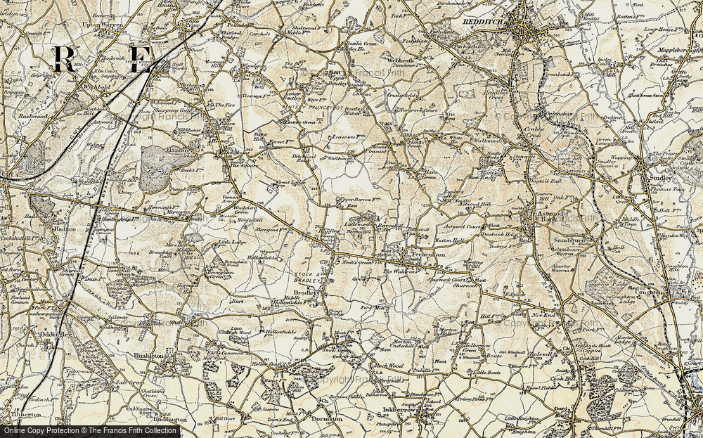 Old Map of Littleworth, 1899-1902 in 1899-1902