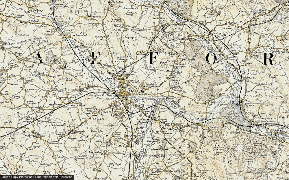 Old Map of Littleworth, 1902 in 1902
