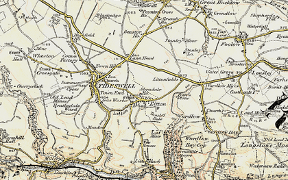 Old map of Litton in 1902-1903