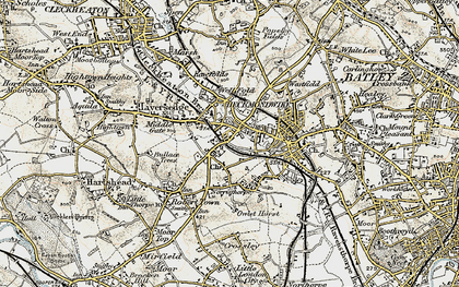 Old map of Liversedge in 1903