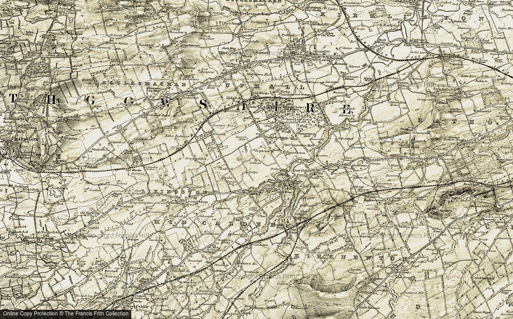 Old Map of Livingston, 1904 in 1904