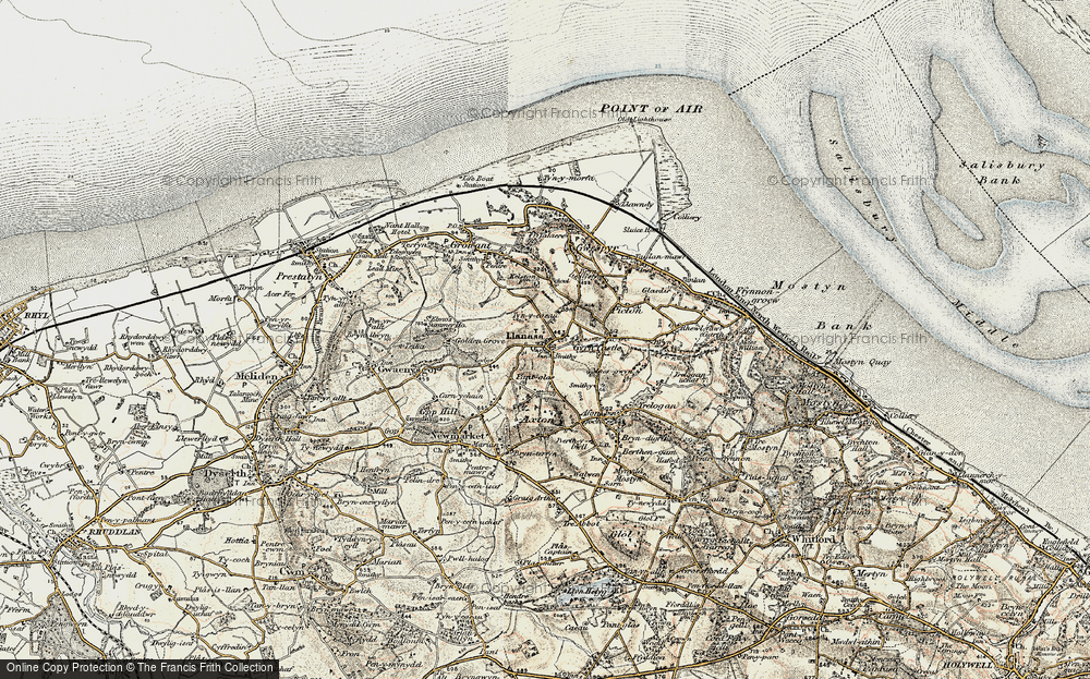 Old Map of Llanasa, 1902 in 1902