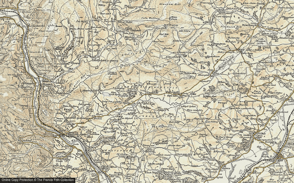 Old Map of Llanbedr, 1900-1902 in 1900-1902