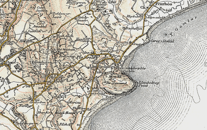 Old map of Bachellyn in 1903