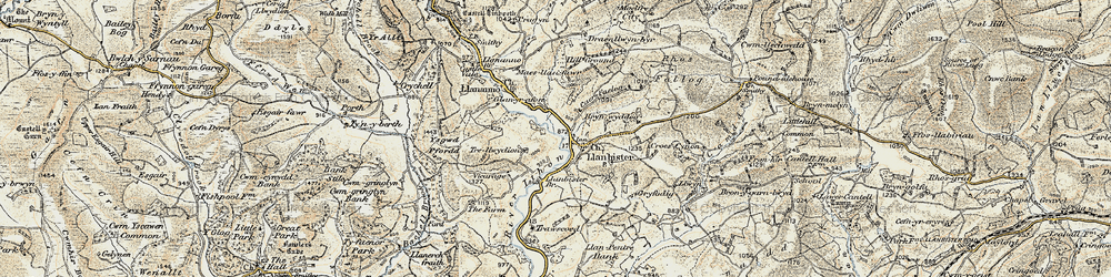 Old map of Bachell Brook in 1901-1903