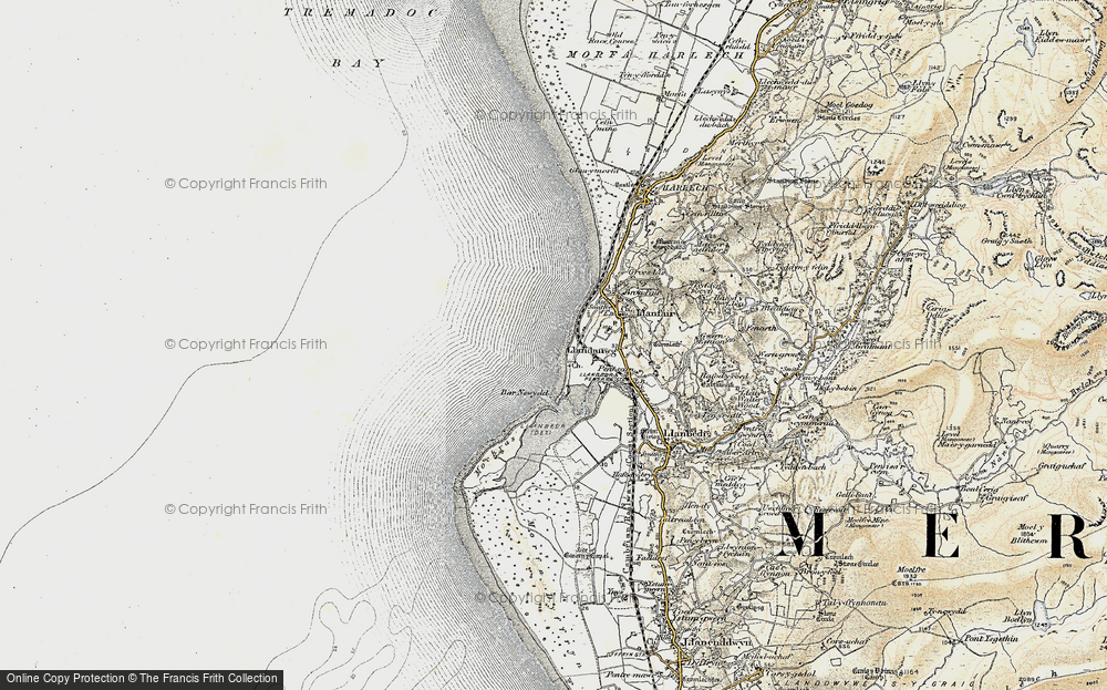 Old Map of Llandanwg, 1903 in 1903