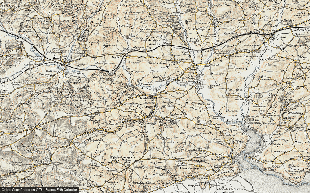 Llanddowror, 1901