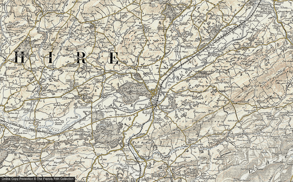 Old Map of Llandeilo, 1900-1901 in 1900-1901