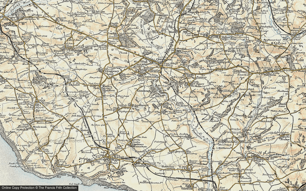 Old Map of Llandough, 1899-1900 in 1899-1900