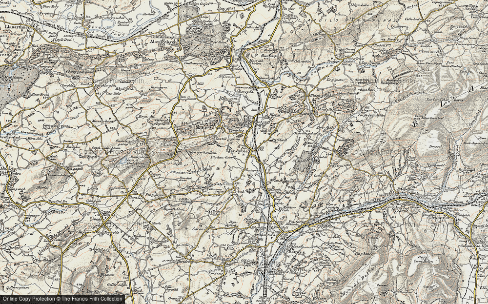 Old Map of Llandybie, 1900-1901 in 1900-1901