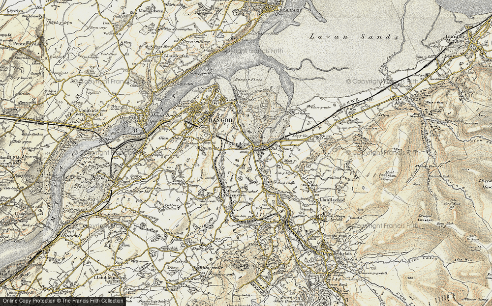 Old Map of Llandygai, 1903-1910 in 1903-1910