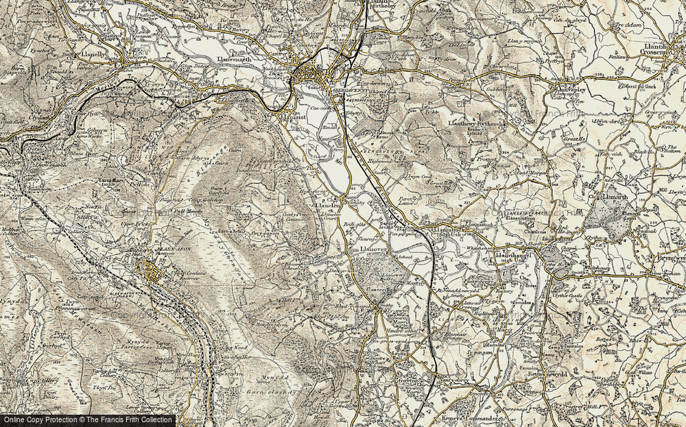 Llanellen, 1899-1900