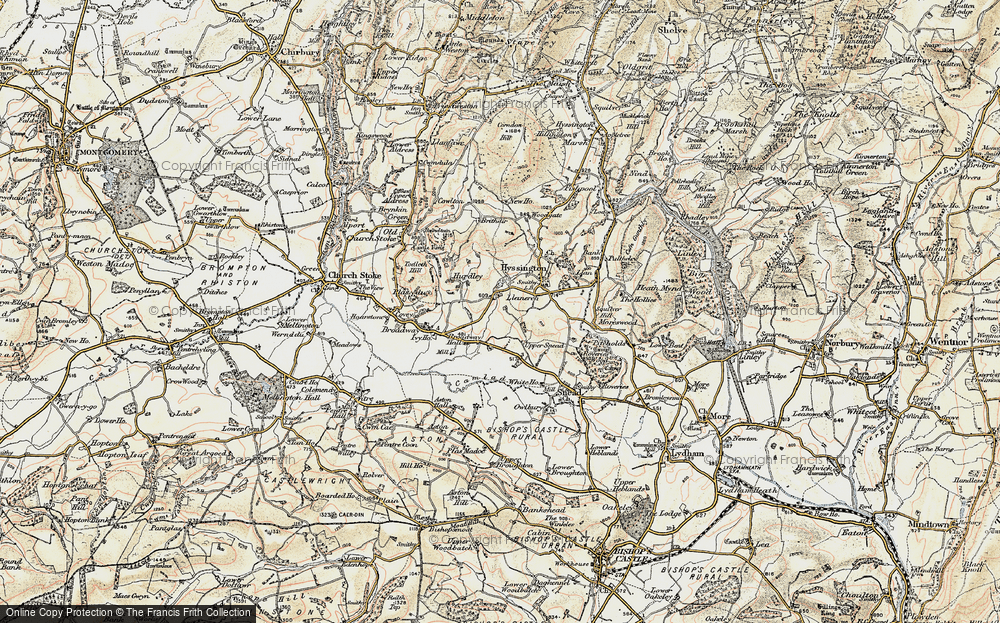 Old Map of Llanerch, 1902-1903 in 1902-1903