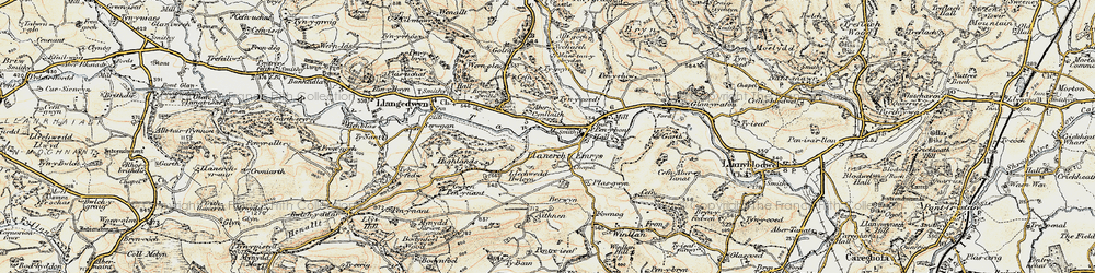Old map of Allt Goch in 1902-1903