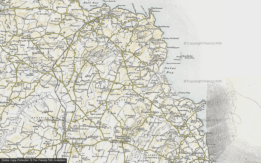 Old Map of Llaneuddog, 1903-1910 in 1903-1910