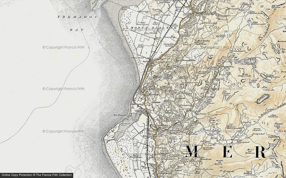 Old Map of Llanfair, 1903 in 1903