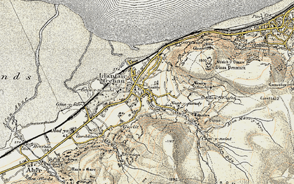 Old map of Llanfairfechan in 1903-1910