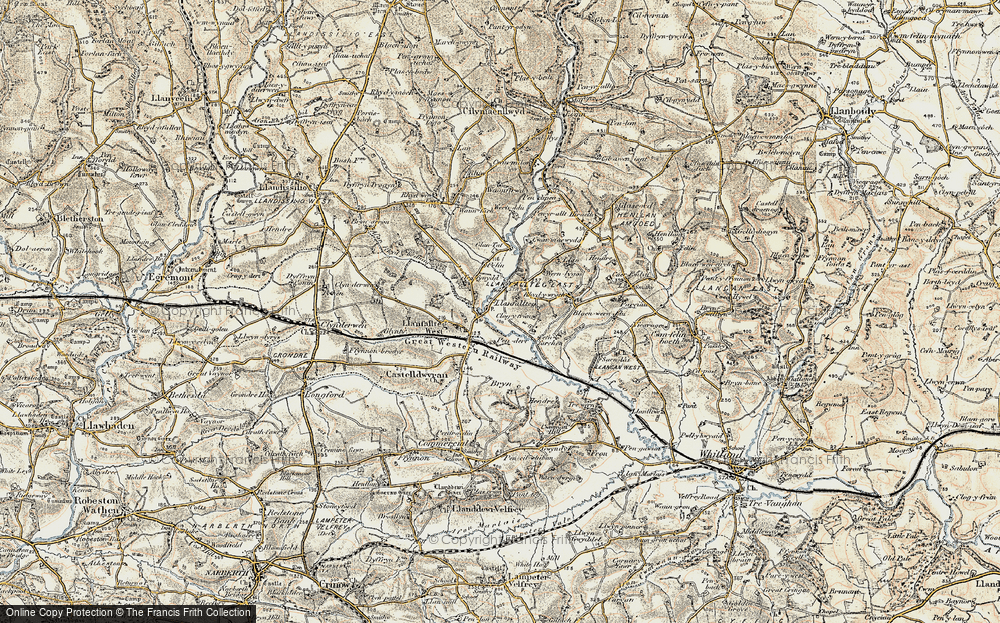 Llanfallteg, 1901