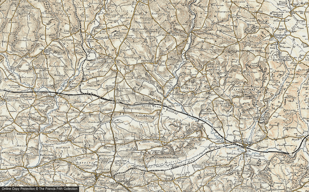 Llanfallteg West, 1901