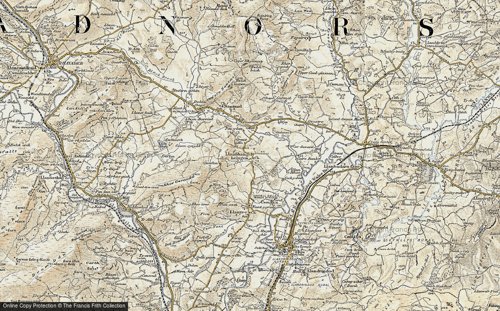 Llanfihangel-helygen, 1900-1903