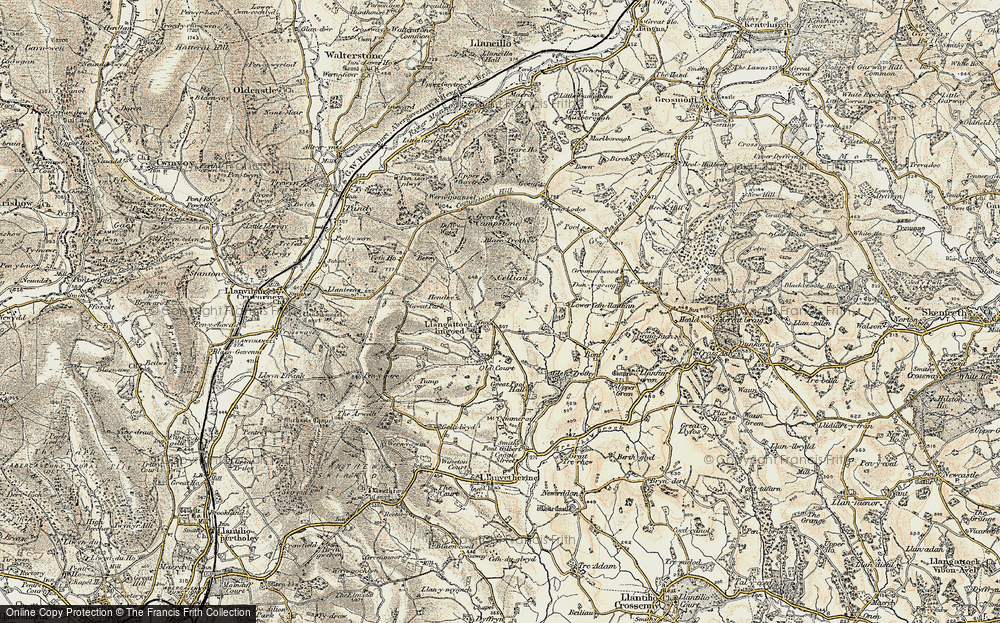 Llangattock Lingoed, 1899-1900