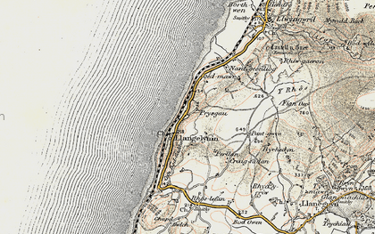 Old map of Llangelynnin in 1902-1903