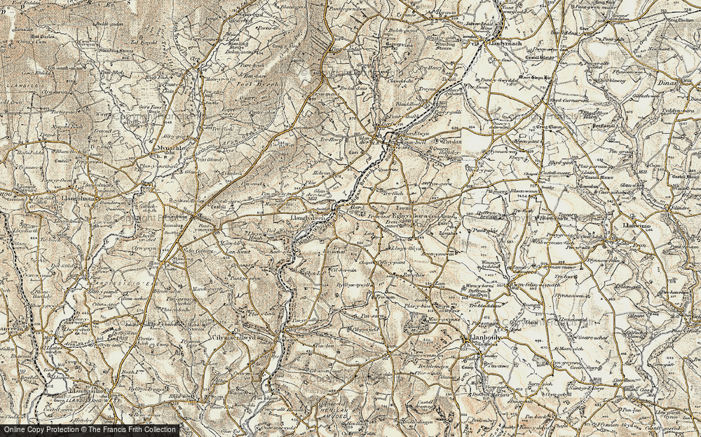 Llanglydwen, 1901