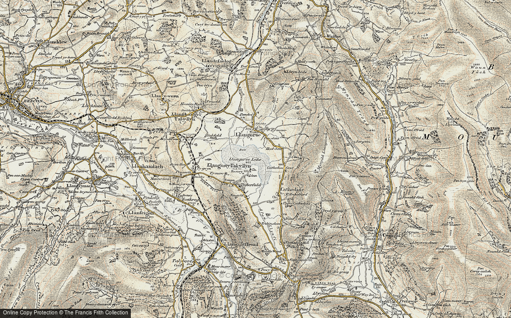 Llangorse Lake, 1900-1901