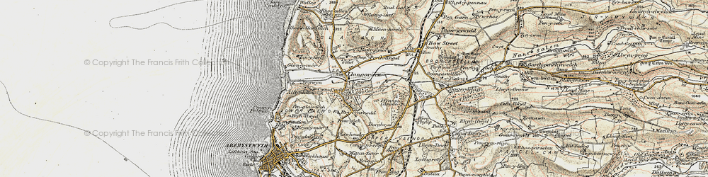 Old map of Allt-glais in 1901-1903