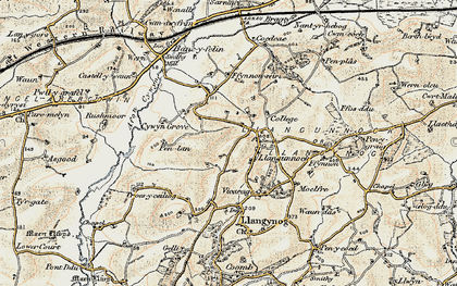 Old map of Ardderfin in 1901