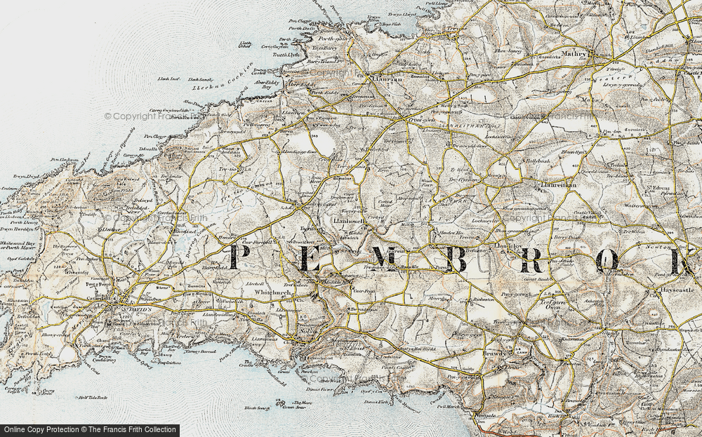 Old Map of Historic Map covering Kingheriot in 0-1912