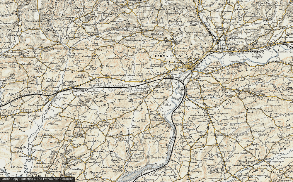 Llanllwch, 1901