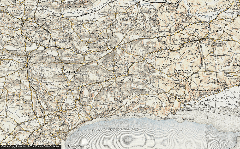 Llanteg, 1901
