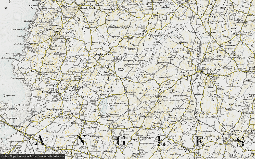 Old Map of Llantrisant, 1903-1910 in 1903-1910