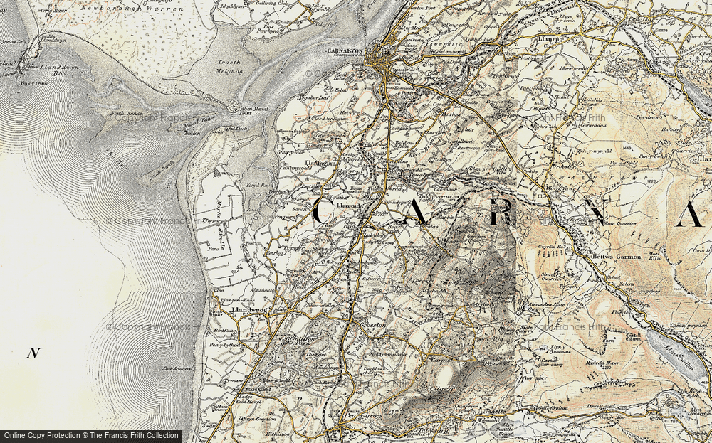 Old Map of Llanwnda, 1903-1910 in 1903-1910