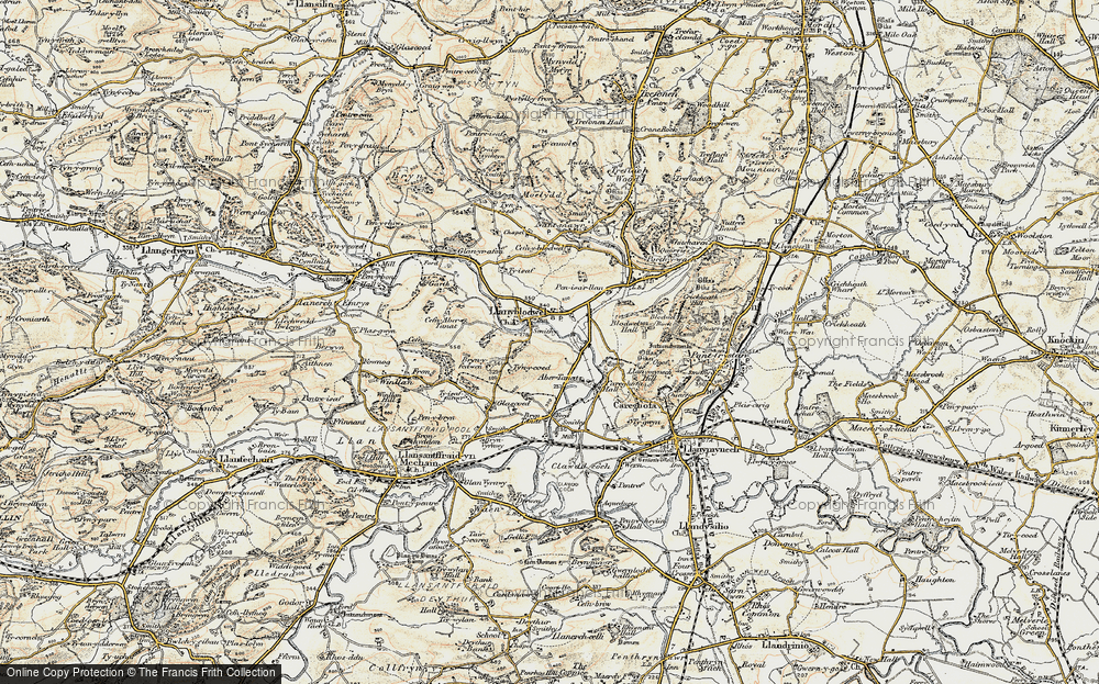 Old Map of Llanyblodwel, 1902-1903 in 1902-1903