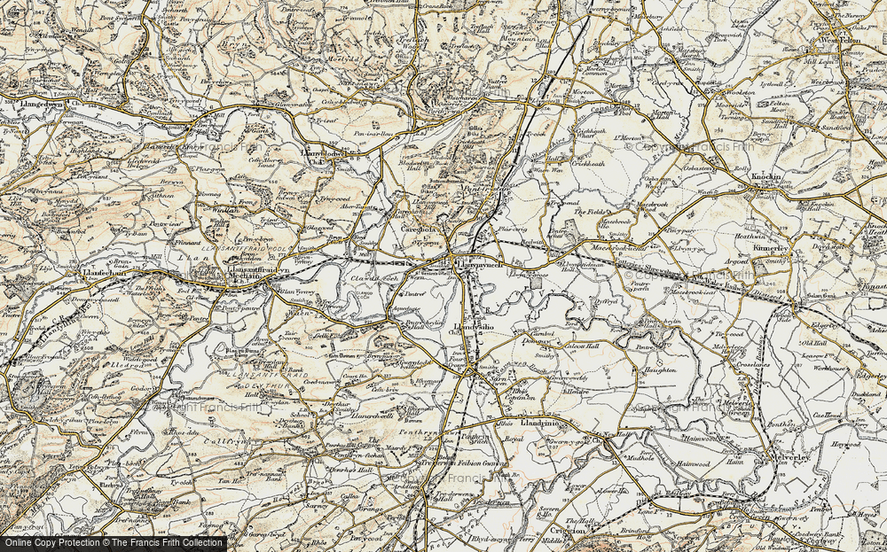 Old Map of Llanymynech, 1902-1903 in 1902-1903