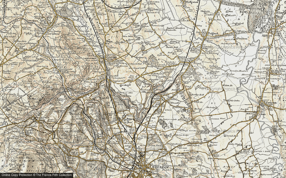 Old Map of Llay, 1902-1903 in 1902-1903