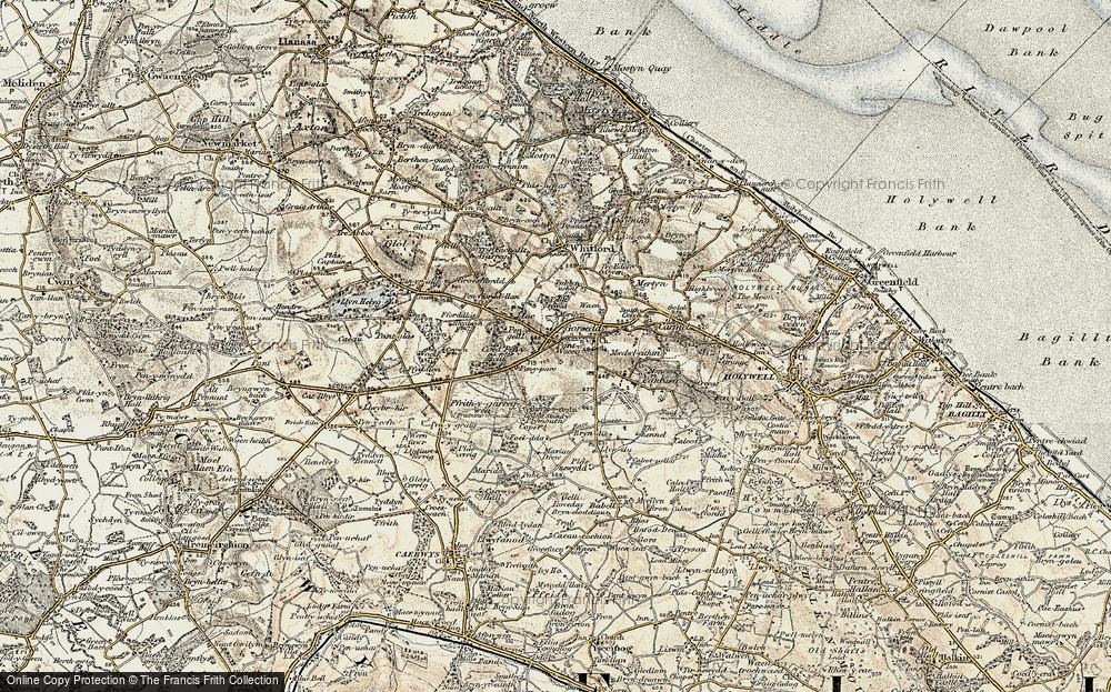 Old Map of Lloc, 1902-1903 in 1902-1903