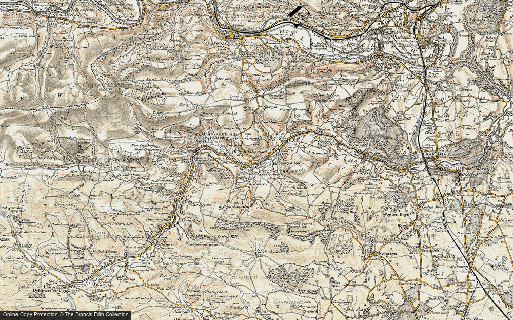 Old Map of Llwynmawr, 1902-1903 in 1902-1903