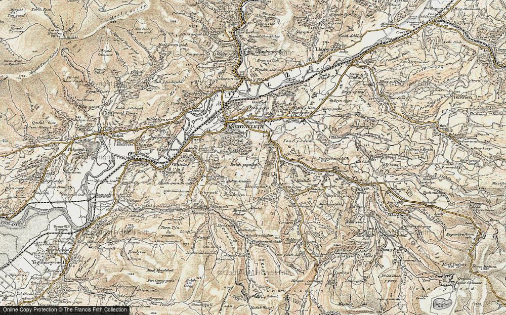 Old Map of Llyn Glanmerin, 1902-1903 in 1902-1903