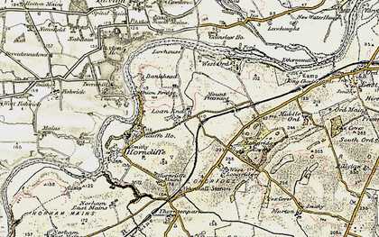 Old map of West Ord in 1901-1903