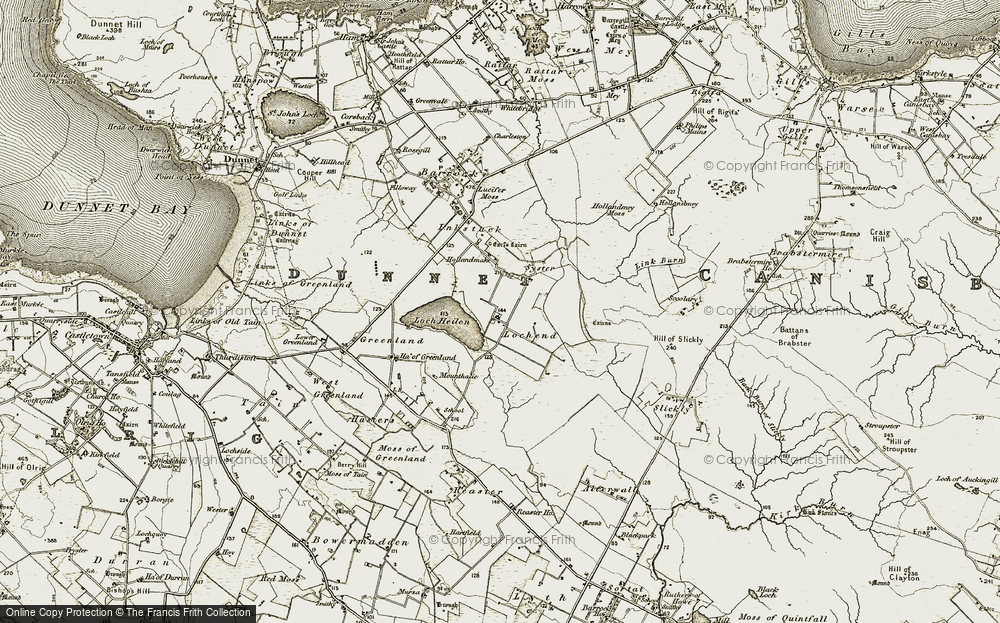 Old Map of Lochend, 1912 in 1912