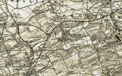 Old map of Lochgelly in 1903-1906