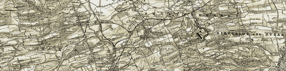 Old map of Lochgelly in 1903-1906