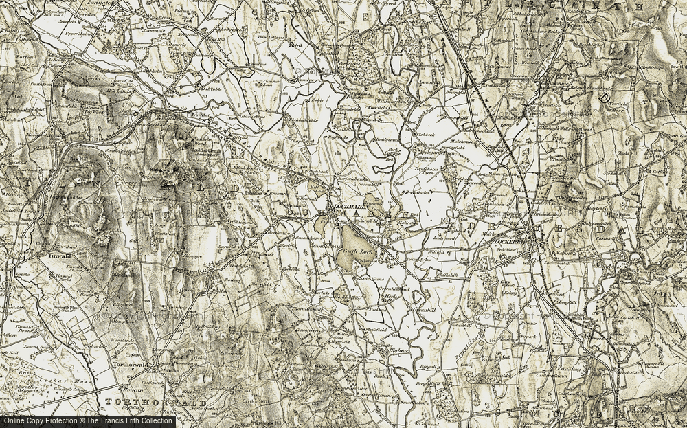 Old Map of Lochmaben, 1901-1905 in 1901-1905