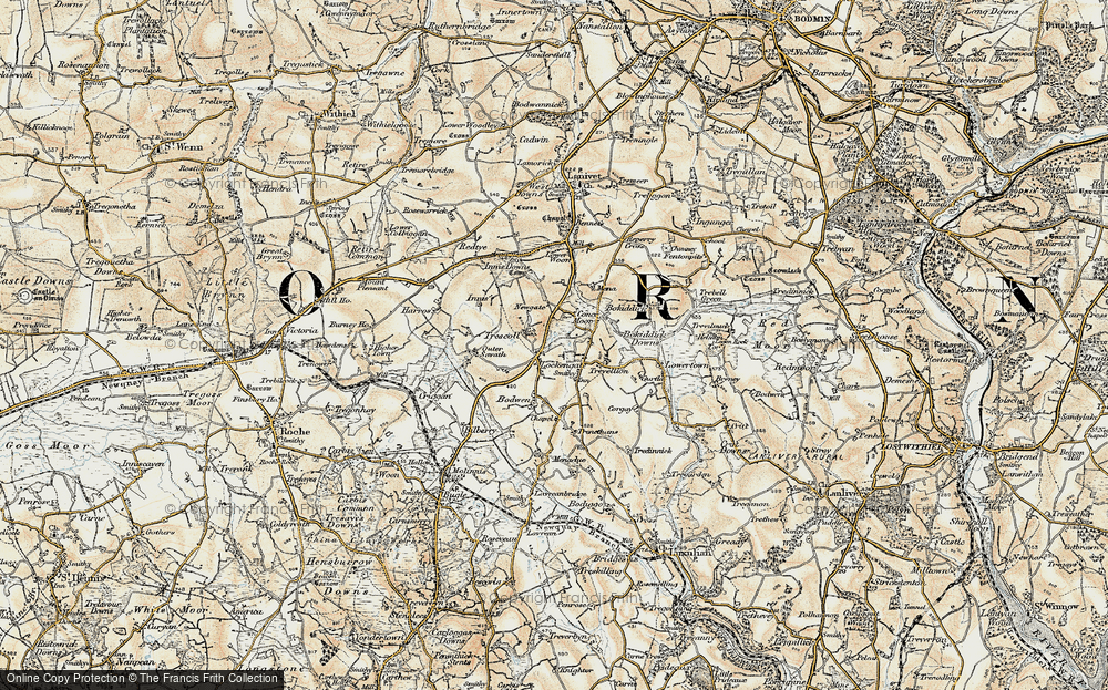 Old Map of Lockengate, 1900 in 1900